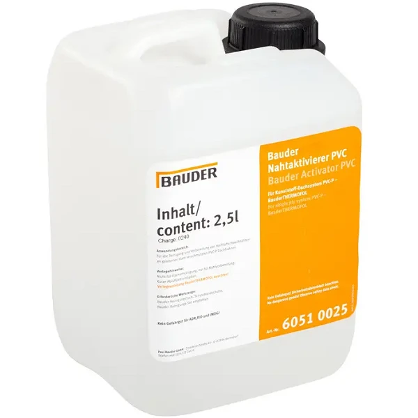 Активатор ПВХ для мембрани Bauder 2,5 л.